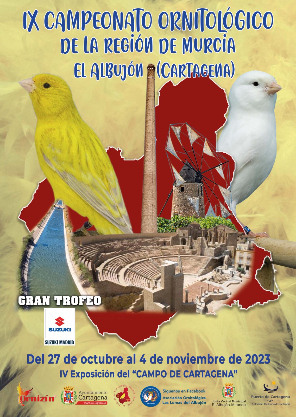 Concurso ornitologico regional región de Murcia 2023